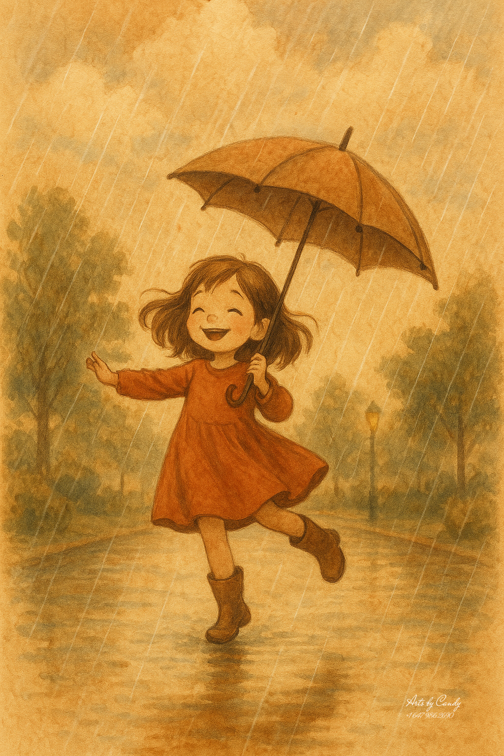 Dancing in the Rain - When Laughter Fell Like Raindrops